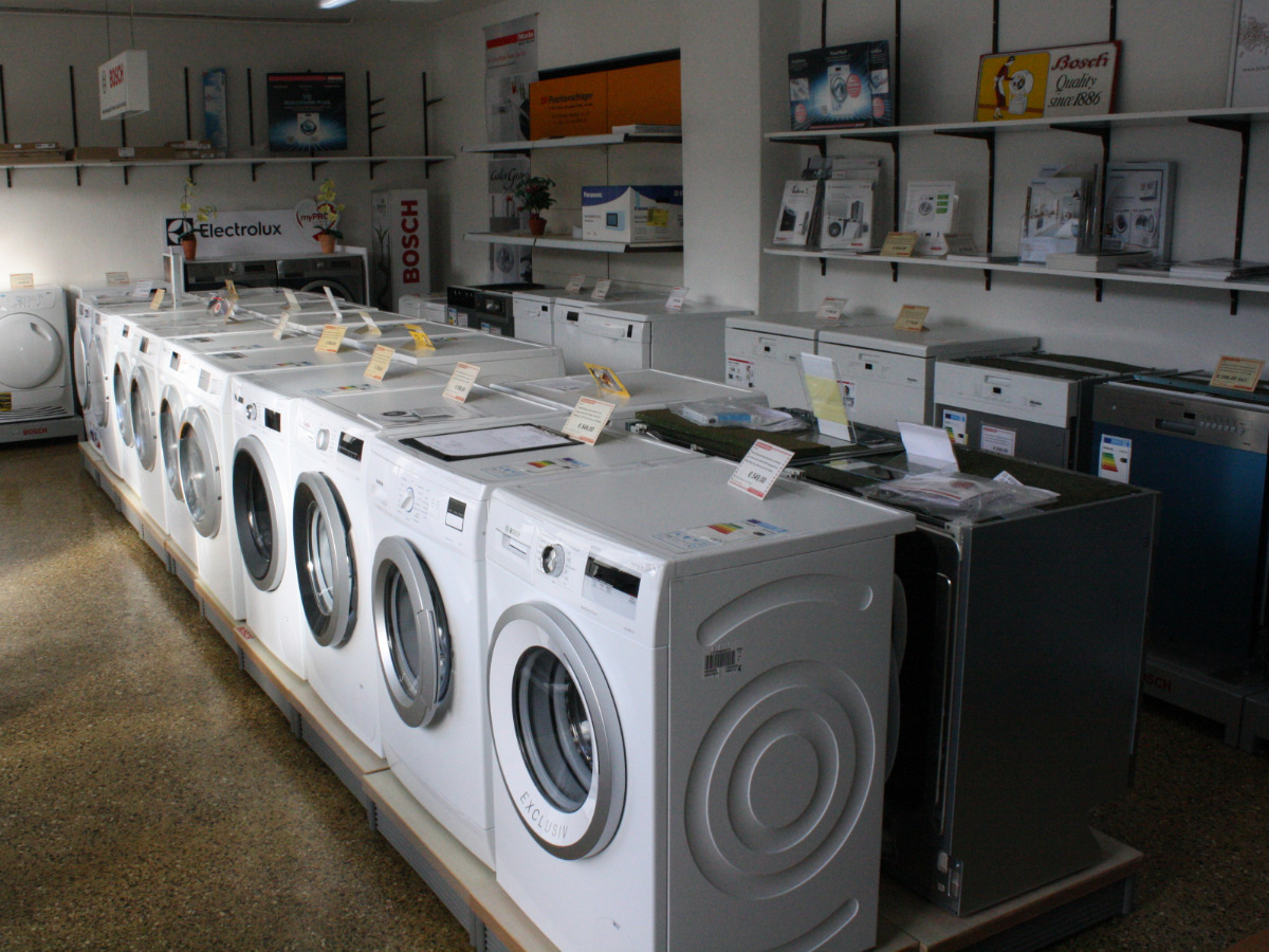 Ausstellung weiße Ware